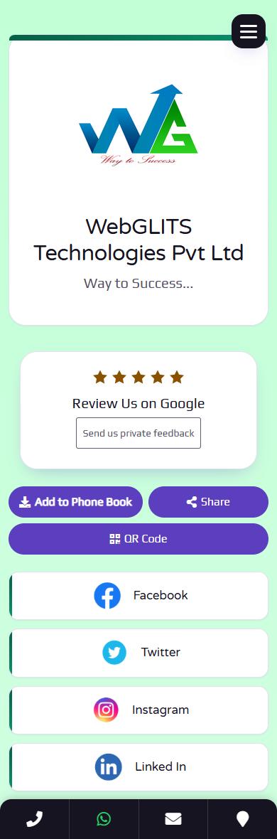 Gradient Accents theme &mdash; BizGo Digital Business Page