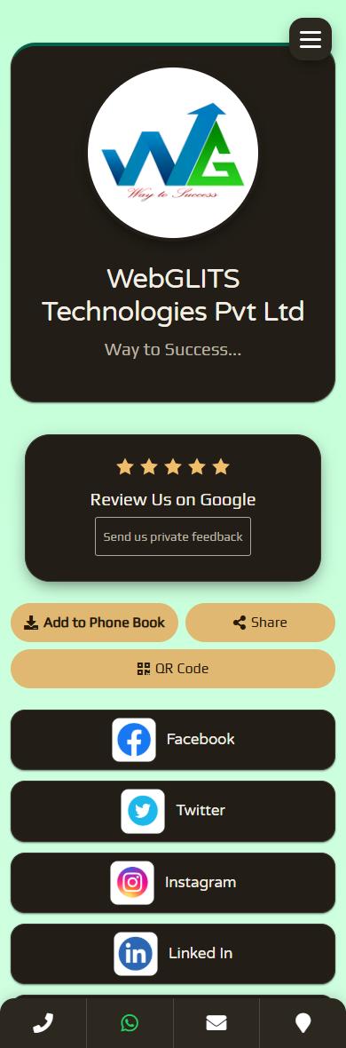 Circular Logo Dark design &mdash; BizGo Digital Business Page