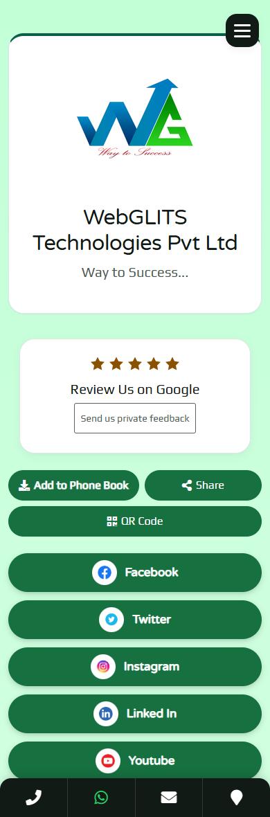 Pill Buttons theme &mdash; BizGo Digital Business Page