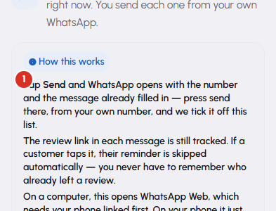The Send queue — 1