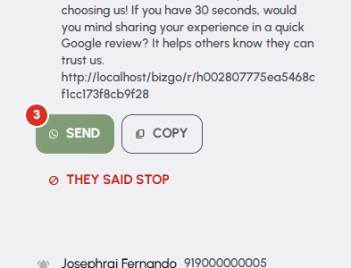 The Send queue — 3