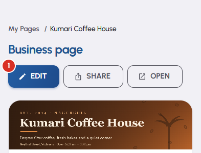 Your page — 1