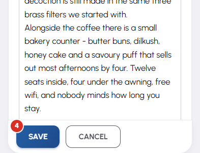 The page editor — 4