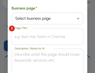 SEO pages — 1